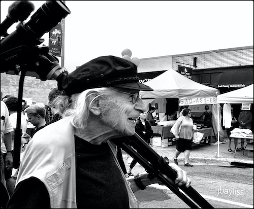 Image of Twin Cities documentary filmmaker, curator, and cinephile Al Milgrom, who passed away in 2020 at the age of 98.